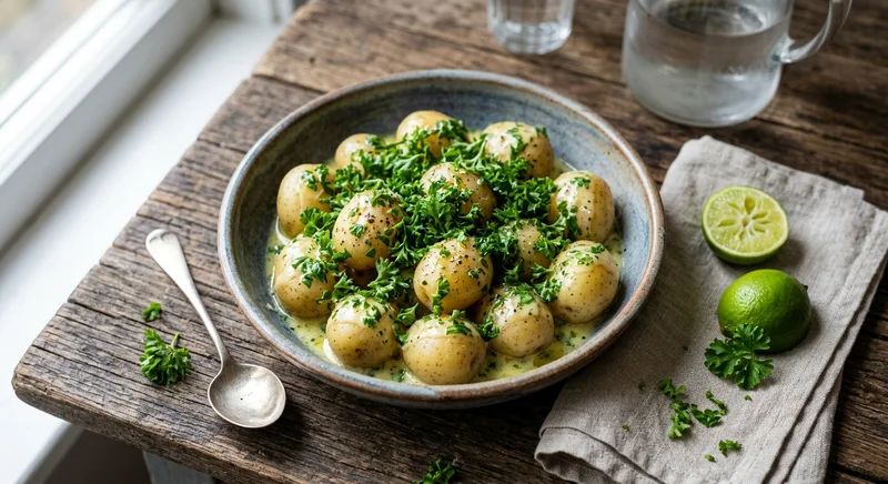 Potatoes à la Maître d'hôtel