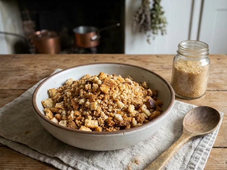 PREPARED BREAD CRUMBS FOR FRYING
