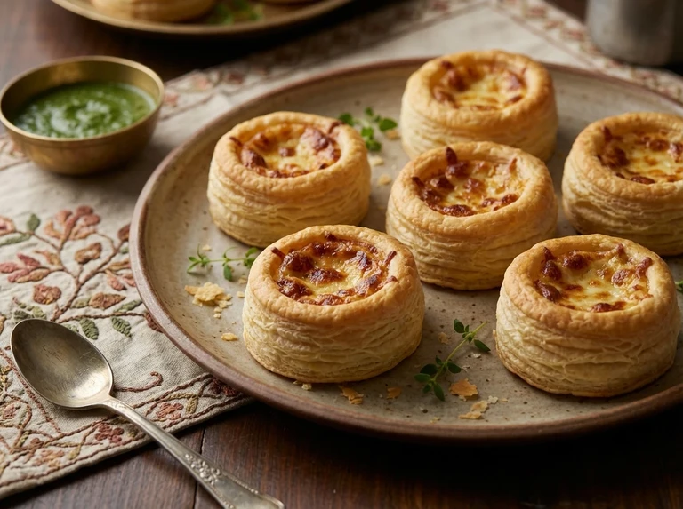 Puff Paste Cheese Cakes