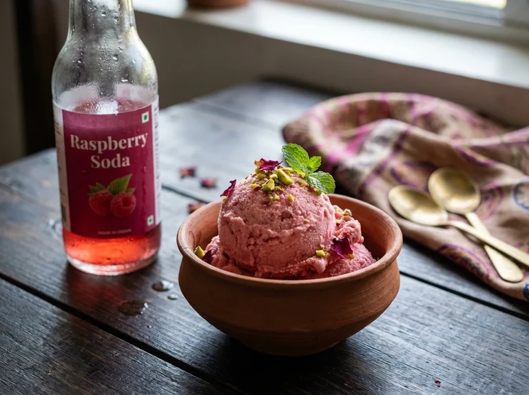 Raspberry Soda Ice Cream