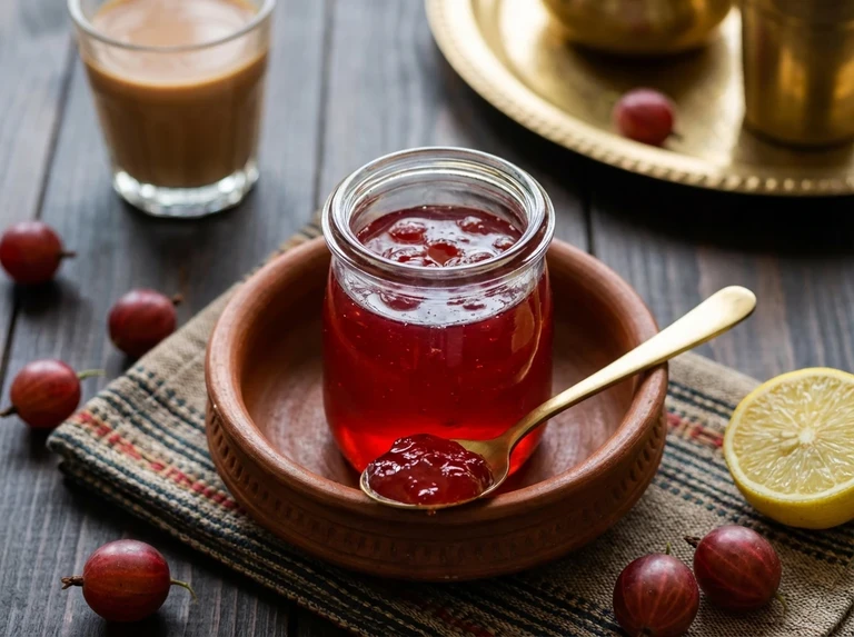 Red Gooseberry Jelly