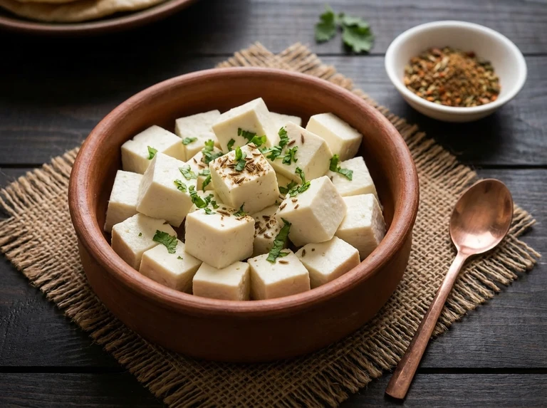 Rennet-Set Paneer (Milk Paneer No. 2)