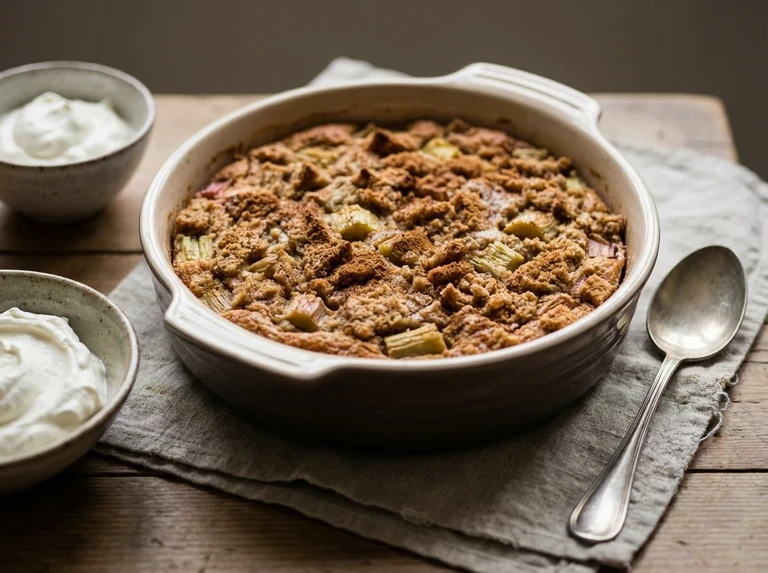 Rhubarb Pudding