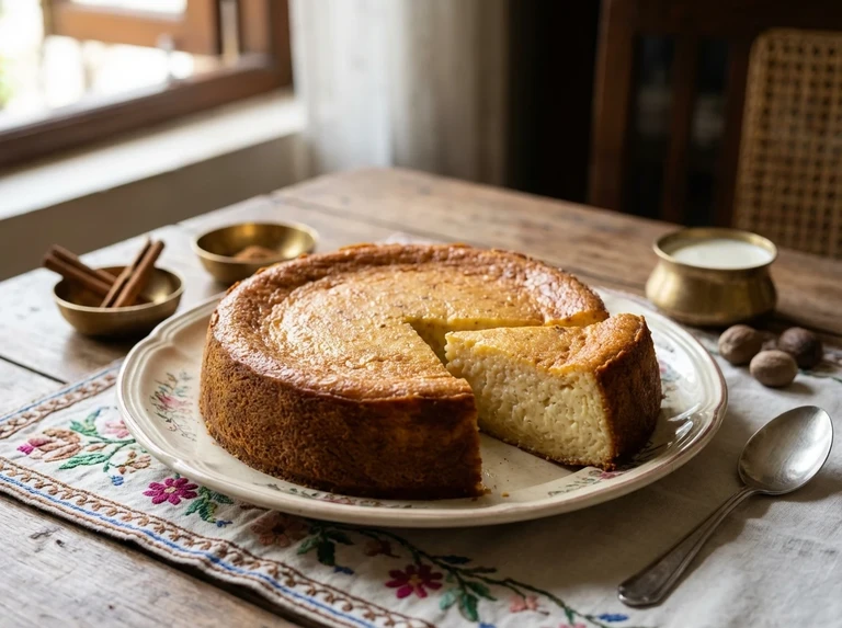 Rice Cream Cake (Cheej Cake Chokhana)