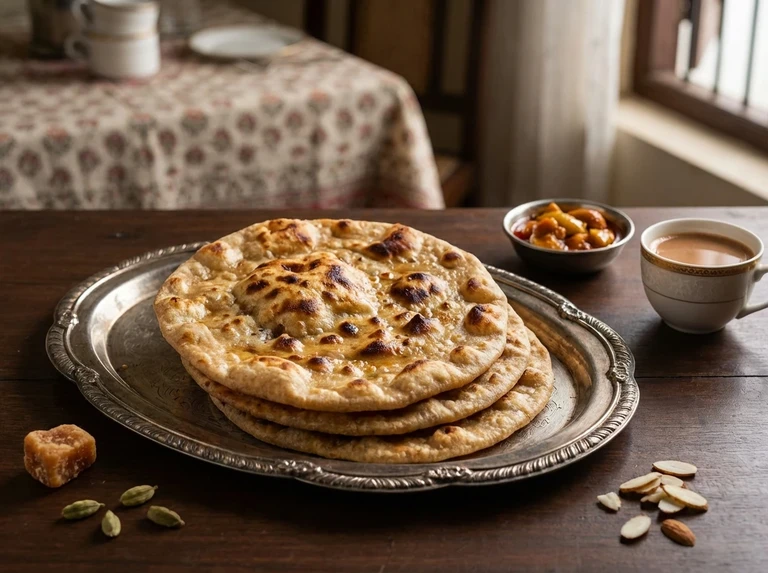 Roasted Toddy Parathas
