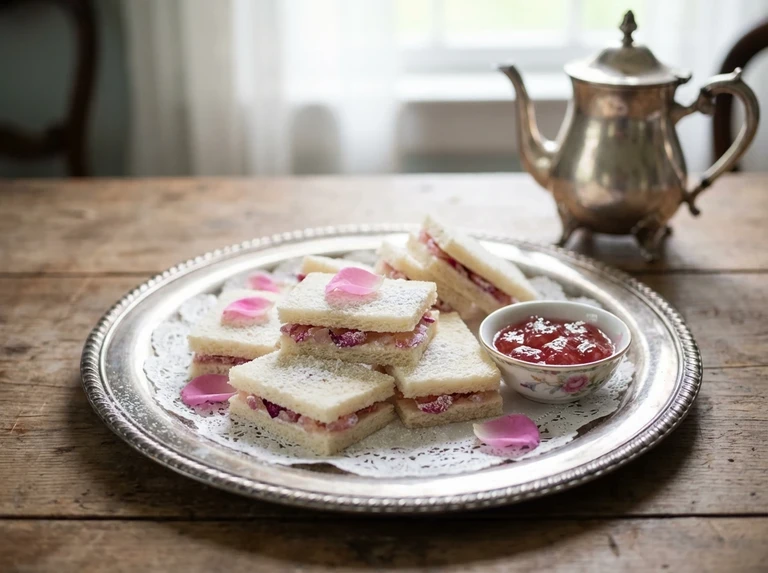 Rose-Leaf Sandwiches