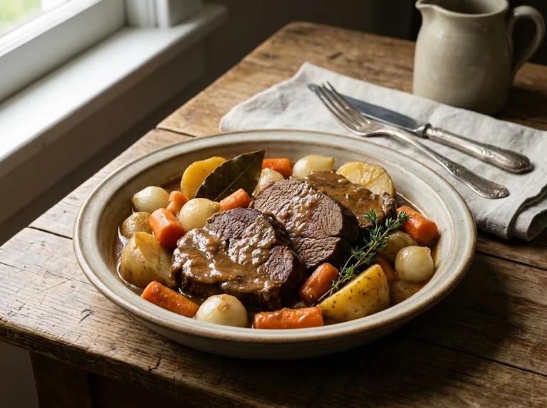 Round Steak with Vegetables