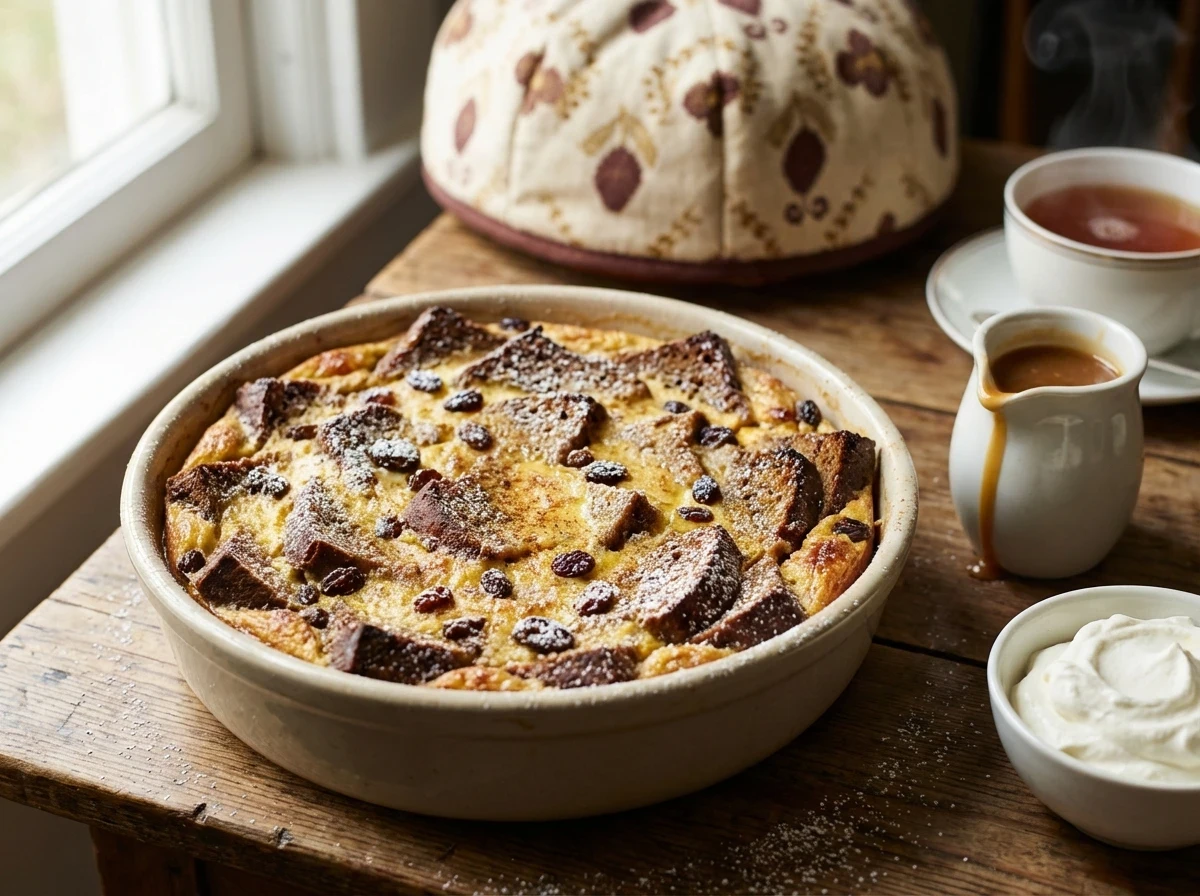 RYE BREAD PUDDING