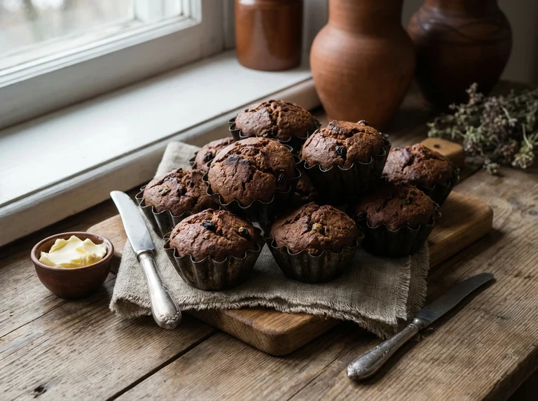 RYE FLOUR MUFFINS
