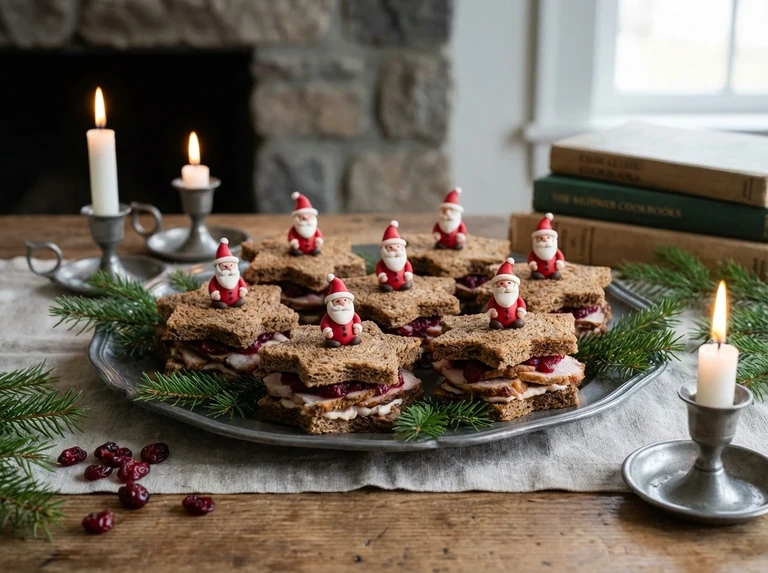 Santa Claus Sandwiches