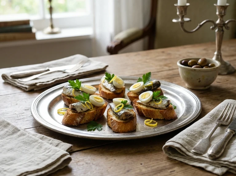 SARDINE CANAPÉS