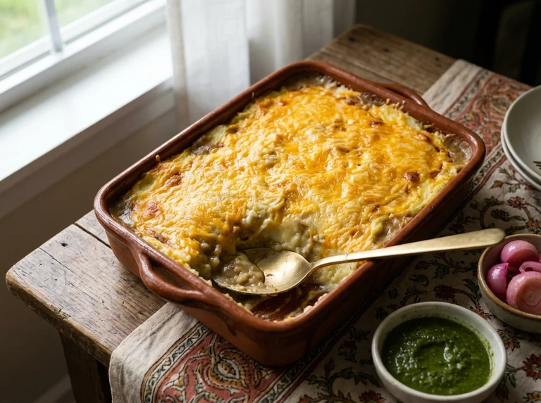 Savory Baked Mashed Potatoes