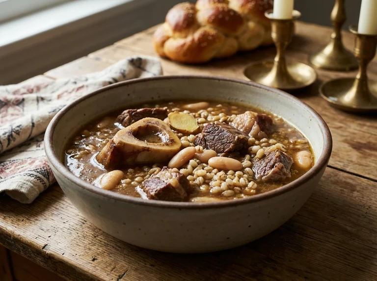 SCHALET OR TSCHOLNT (SHABBAS SOUP)