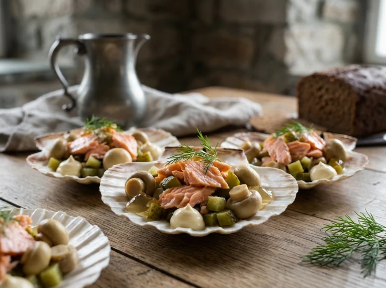 Shells of Fish and Mushrooms