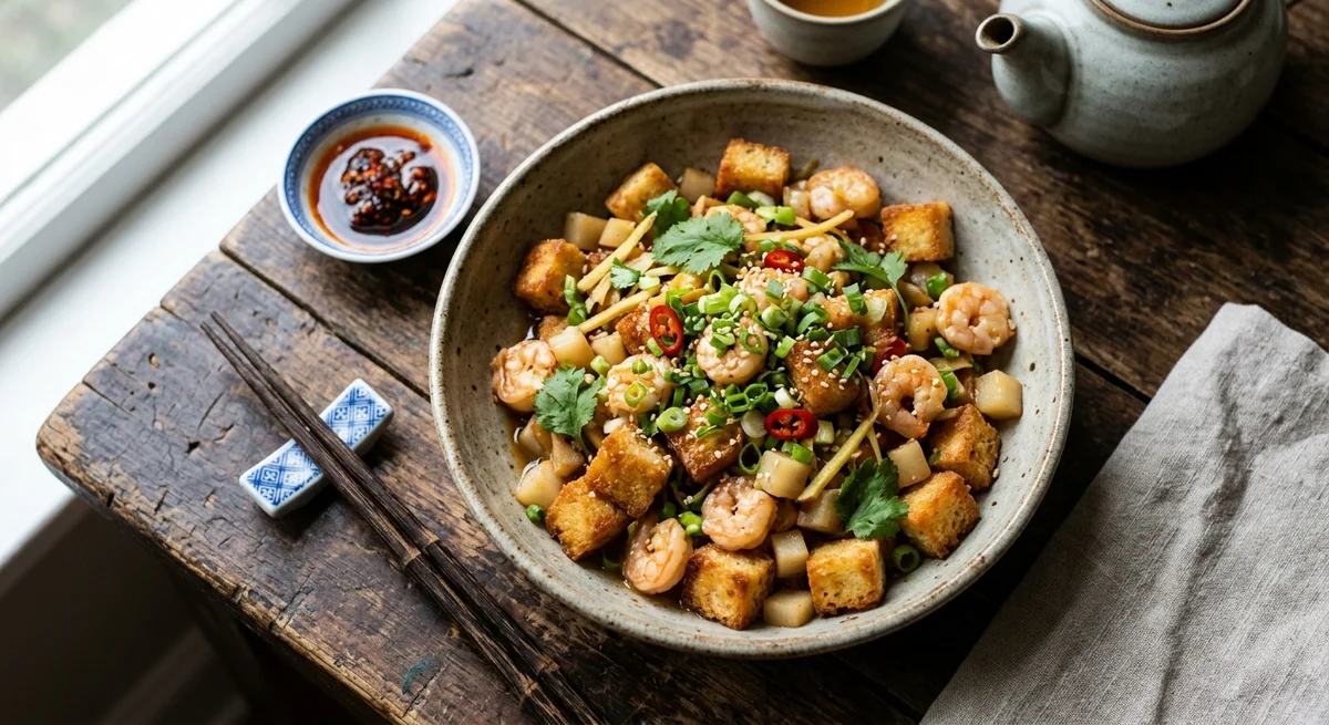 SHRIMPS AND TOAST
