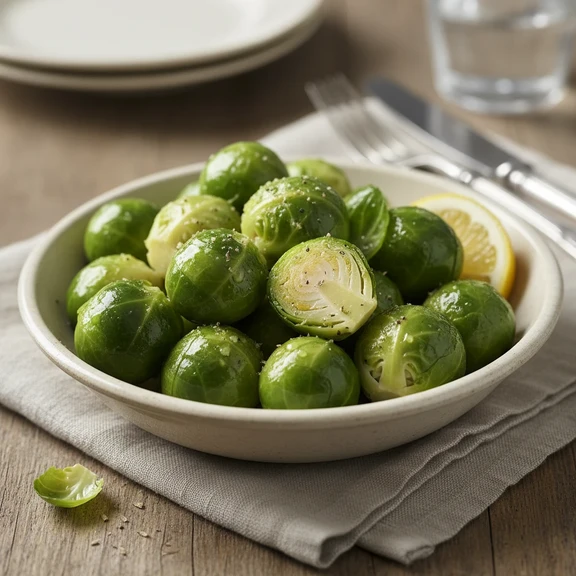 Simple Boiled Brussels Sprouts