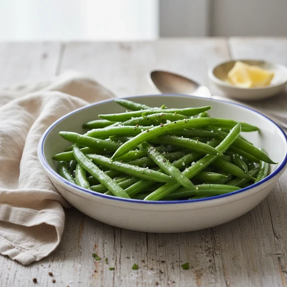 Simple Boiled String Beans