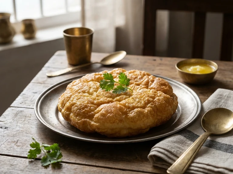 Simple Egg Polo (Crispy Fried Omelet)