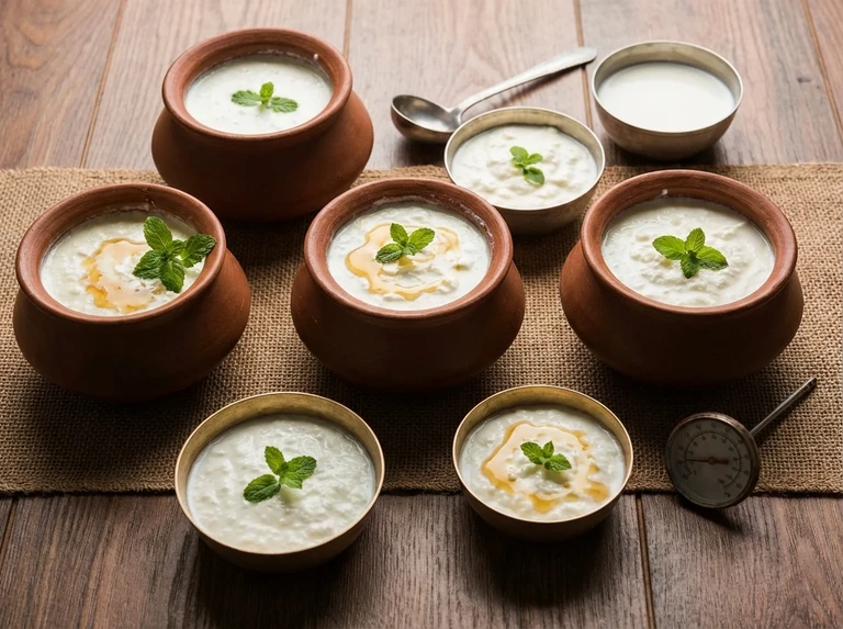 Six Different Methods of Setting Curd
