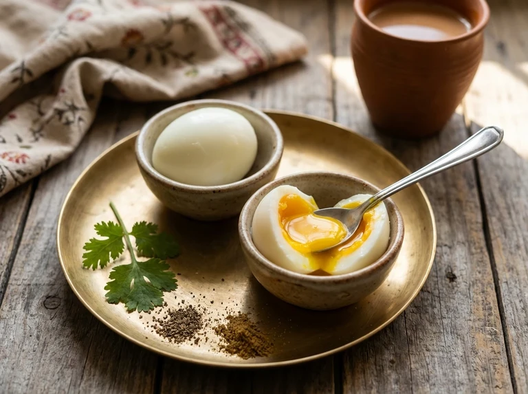 Soft Boiled Eggs (Half Boiled)