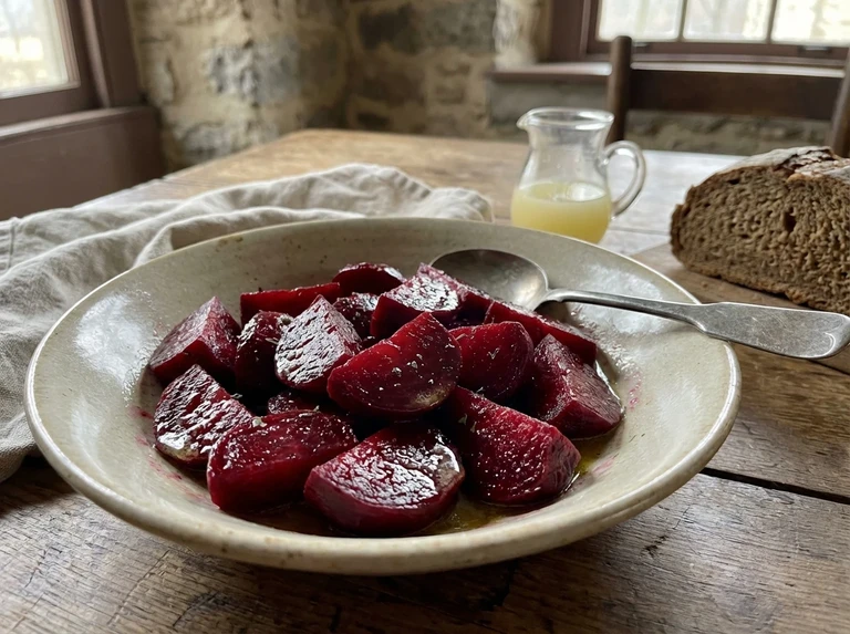 Sour Buttered Beets