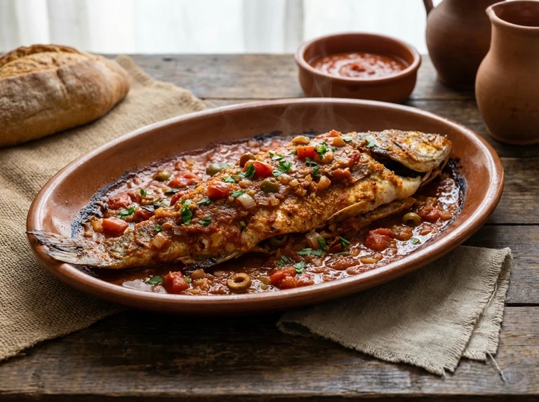 Spanish Baked Fish