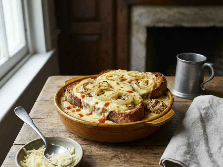SPANISH ONION RAREBIT