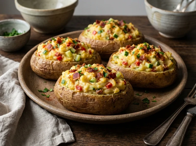 Spanish Stuffed Potatoes