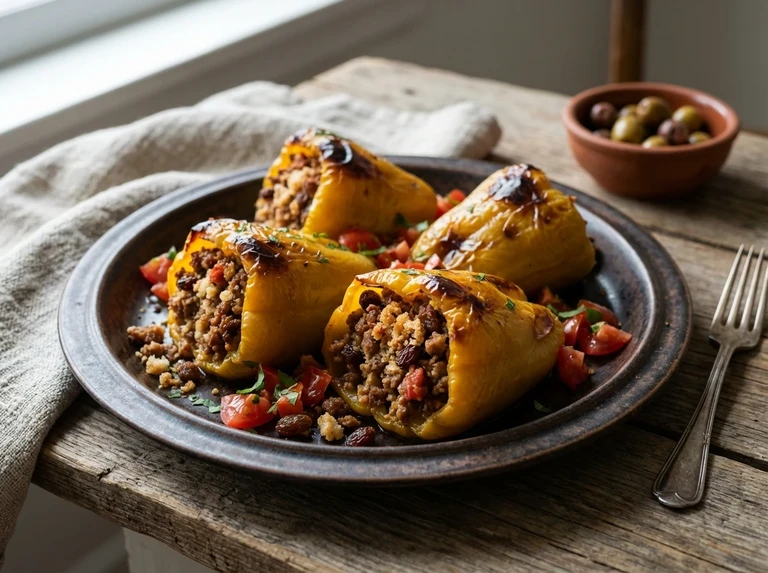 Spanish Stuffed Sweet Peppers