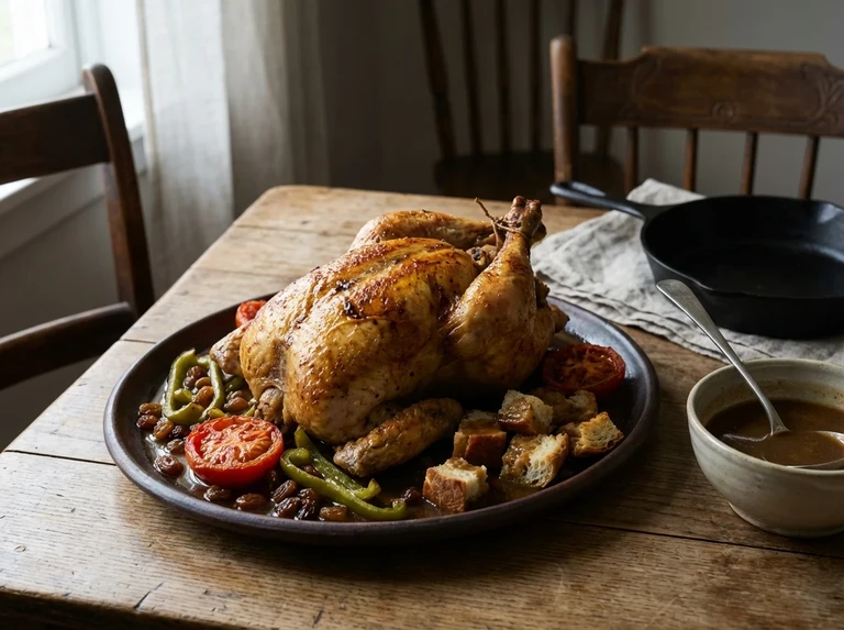 Spanish Style Stuffed Chicken