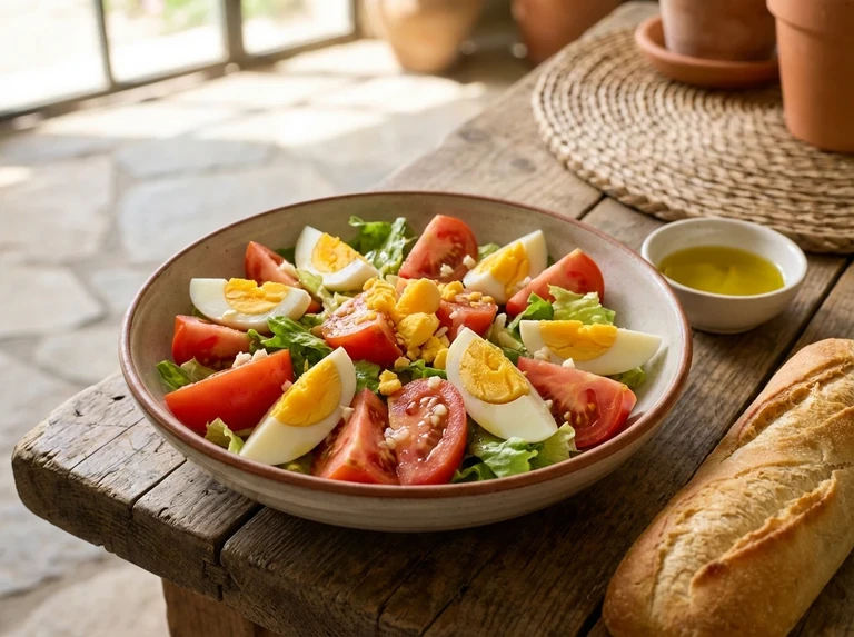 Spanish Tomato and Egg Salad