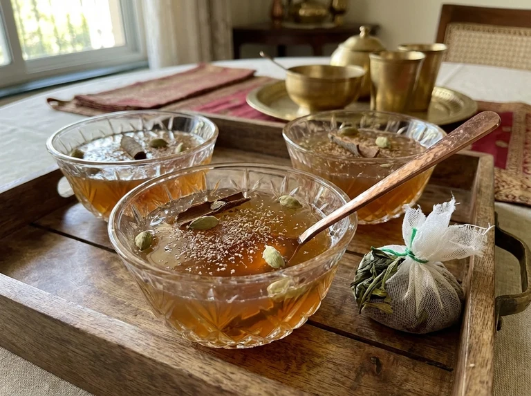 Spiced China Grass Jelly (Agar Agar)