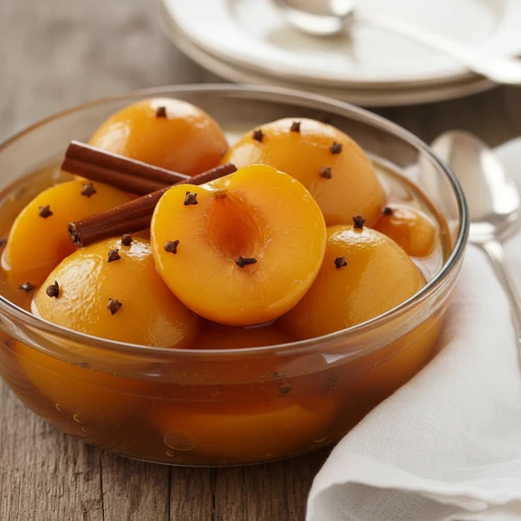 Spiced Cloved Peaches