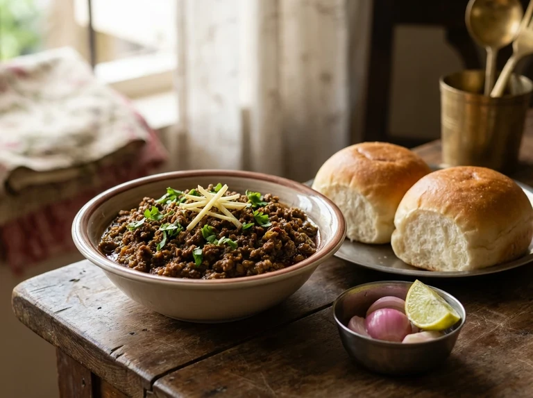 Spiced Minced Meat Filling (Kheema)