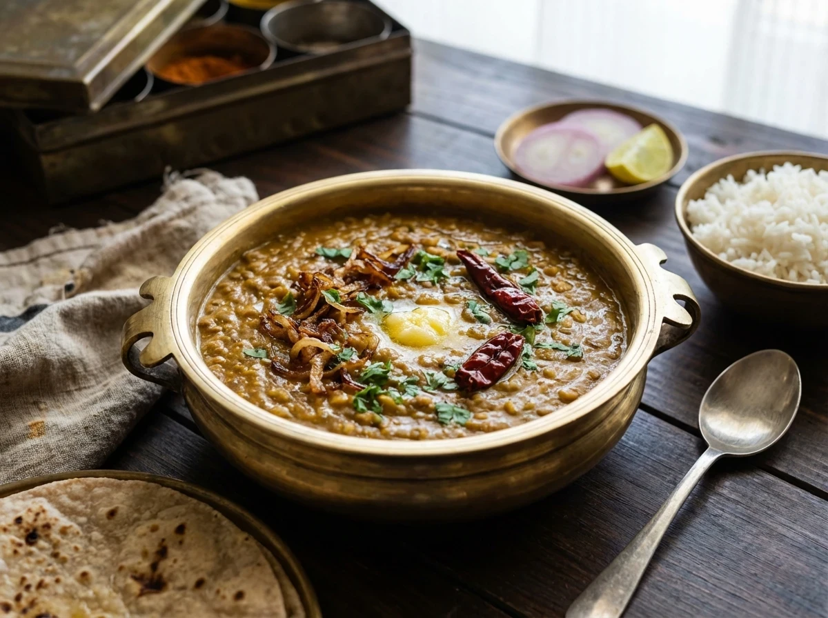 Spiced Val Dal (Split Field Beans)