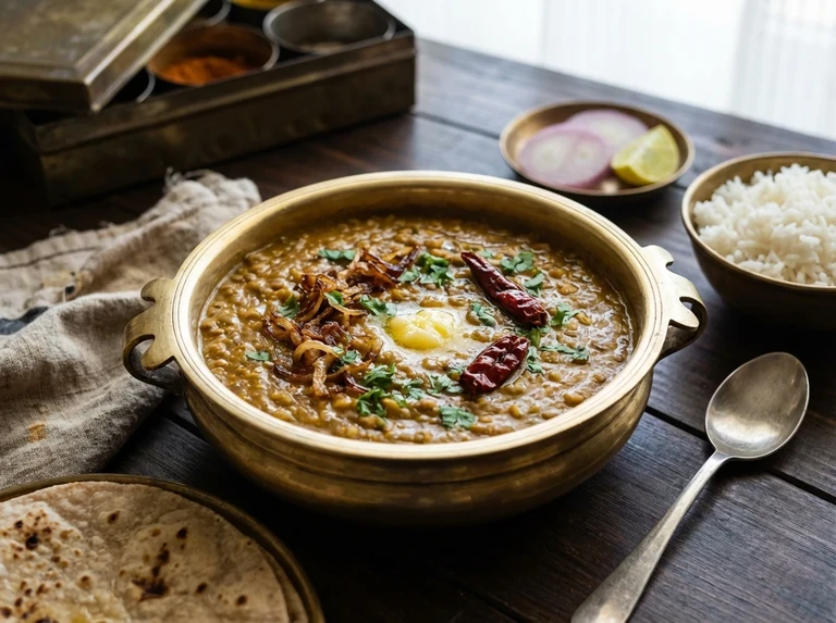 Spiced Val Dal (Split Field Beans)