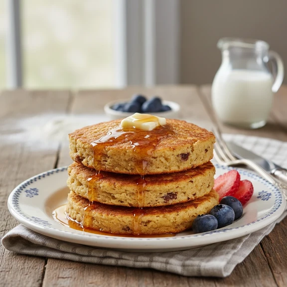 Stale Bread Griddle Cakes