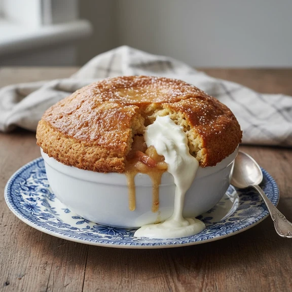 Steamed Apple Pudding