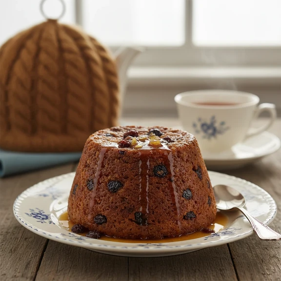 Steamed Bread Crumb Pudding