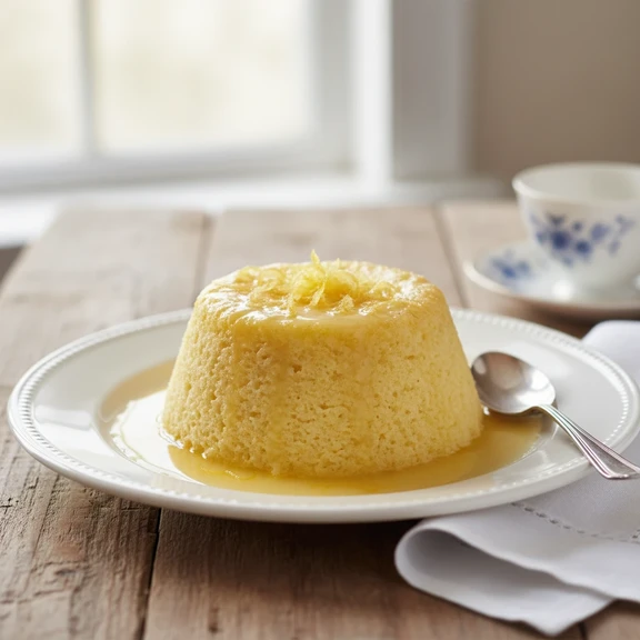 Steamed Lemon Pudding