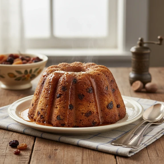 Steamed Nutmeg Pudding