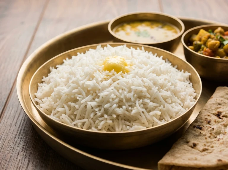 Steamed Rice (Chaval Bafela)