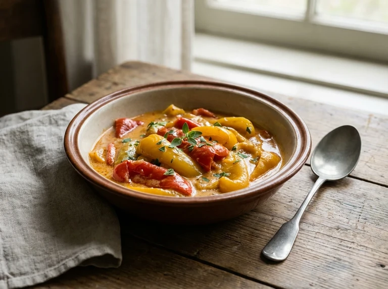 STEWED PEPPERS