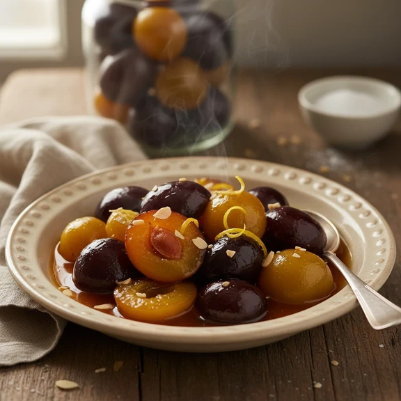 Stewed Plums