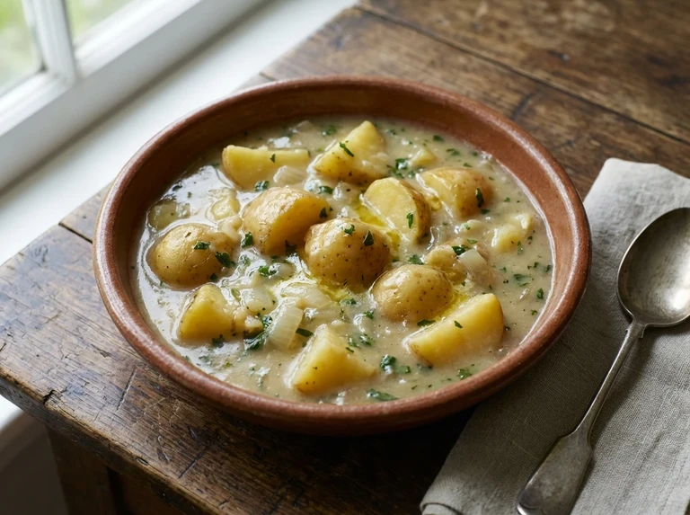Stewed Potatoes, Sour