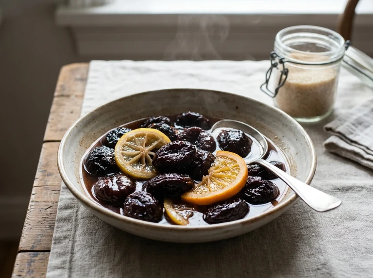 STEWED PRUNES
