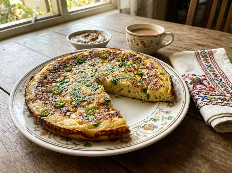 Stovetop Spiced Egg Pancake (Polo)