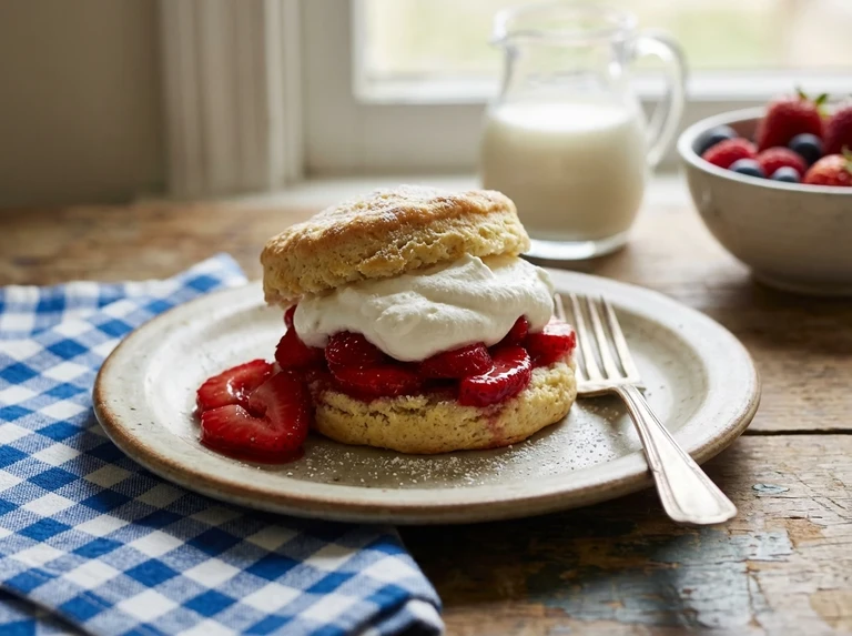 STRAWBERRY SHORTCAKE (BISCUIT DOUGH)