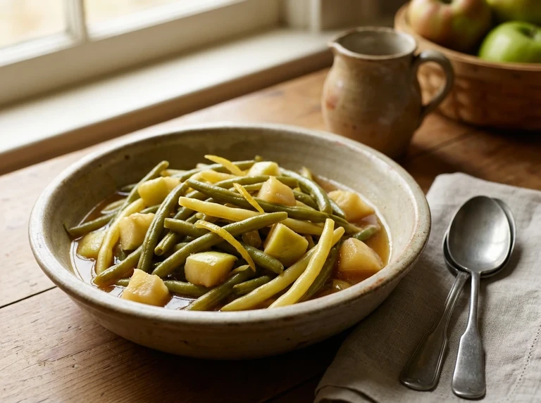 STRING OR WAX-BEANS, SWEET AND SOUR