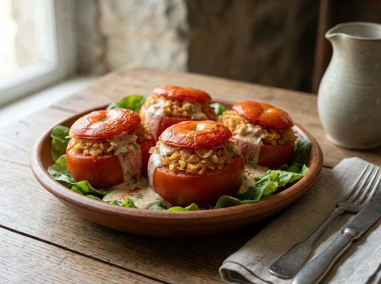 Stuffed-Tomato Salad